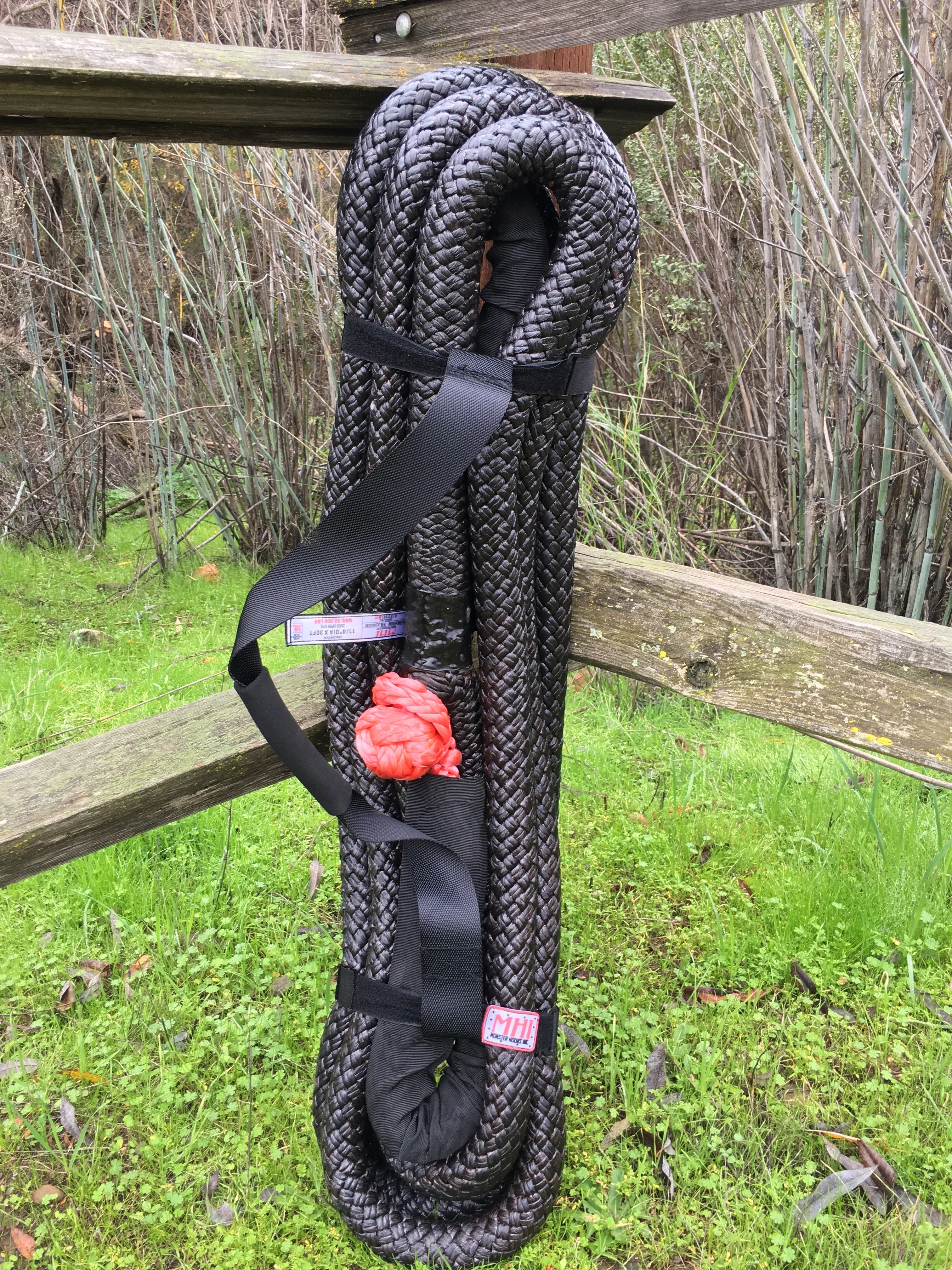 1 1/4" Recovery Rope W/ Built In Soft Shackles - Image 4