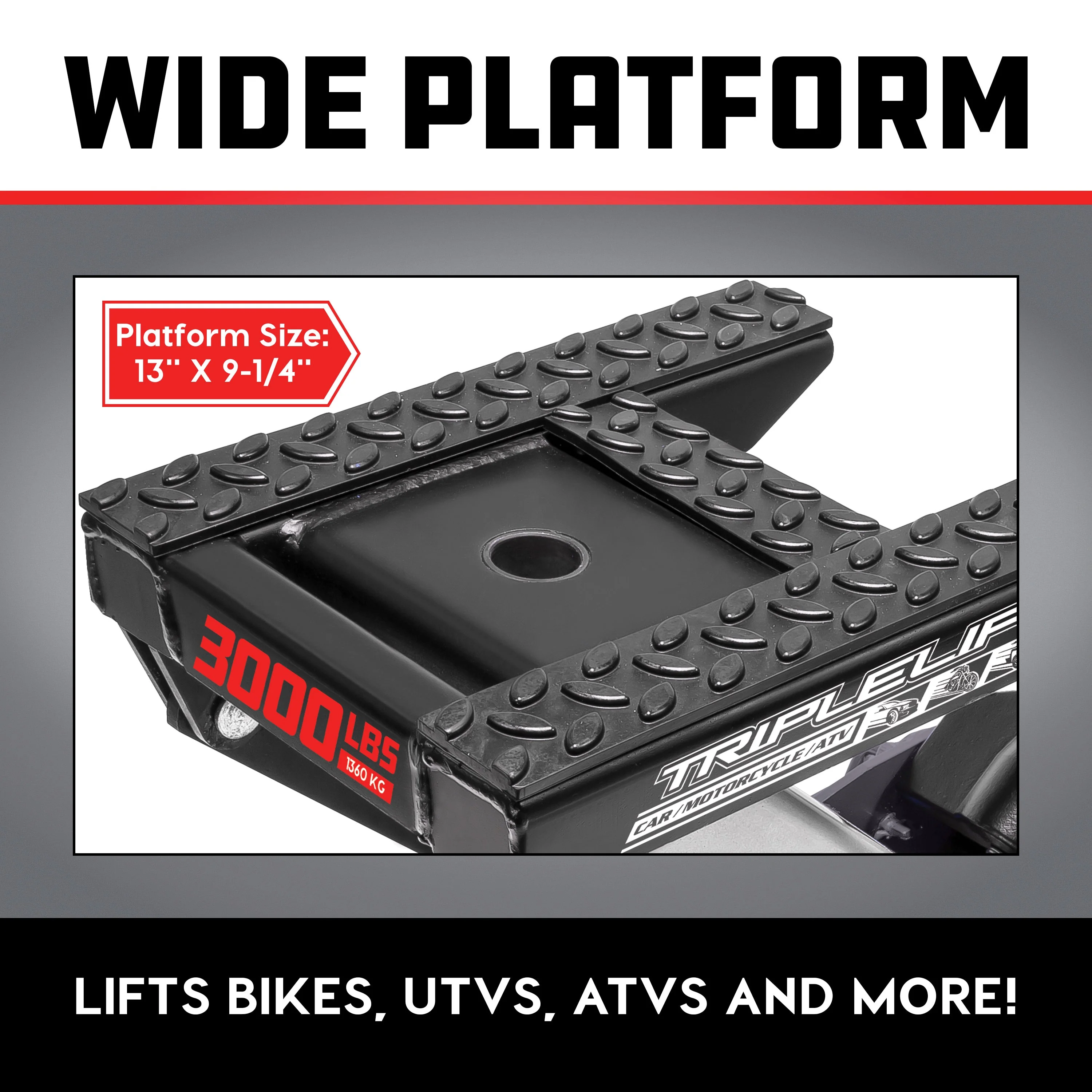 MoTLEY Industries - 3000lbs Big Wheel Off Road Triple Lift - Image 10