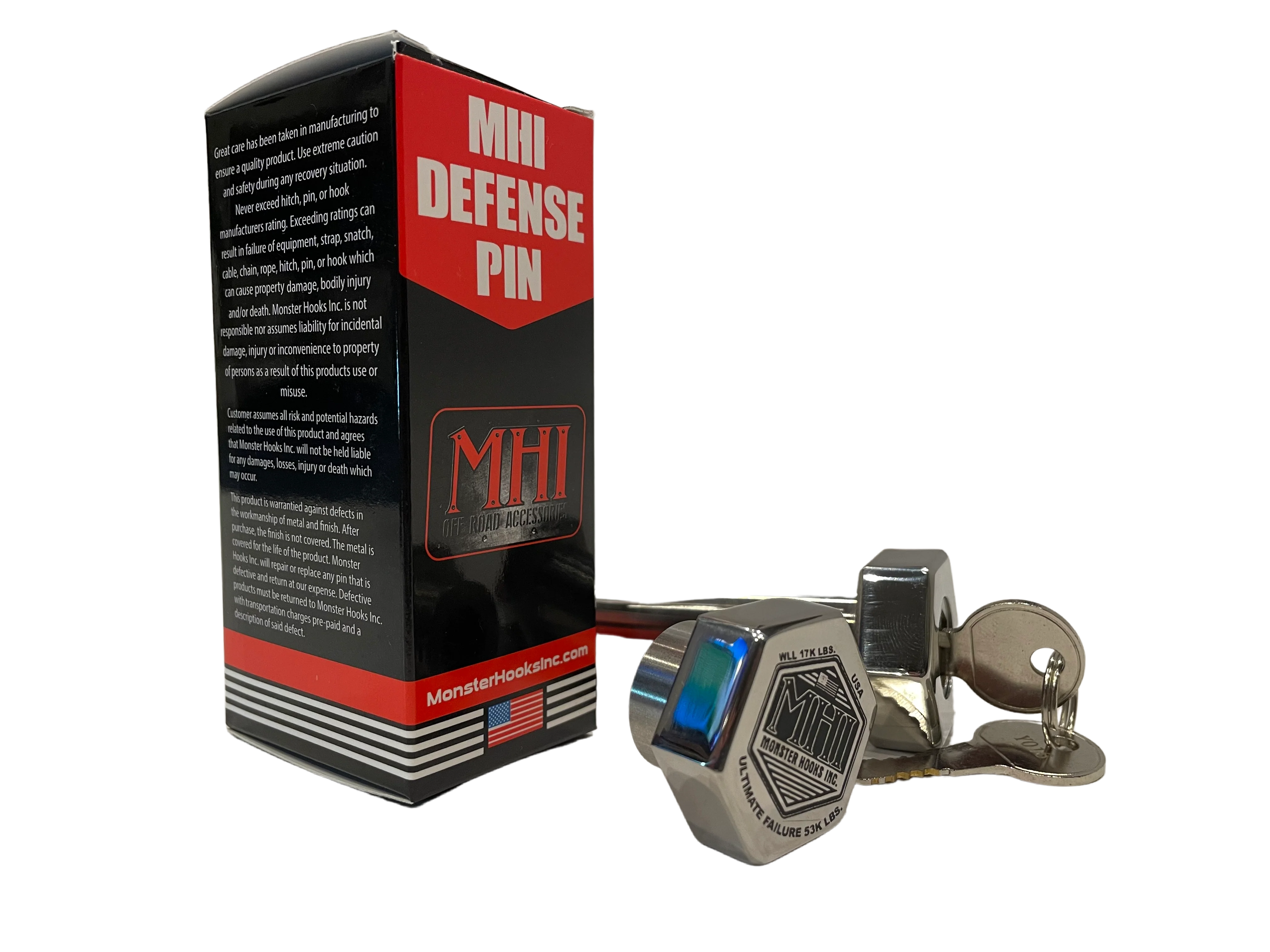 7/8" KEY LOCKING PIN (MH-LPSH78) SHACKLE LOCK - Image 6