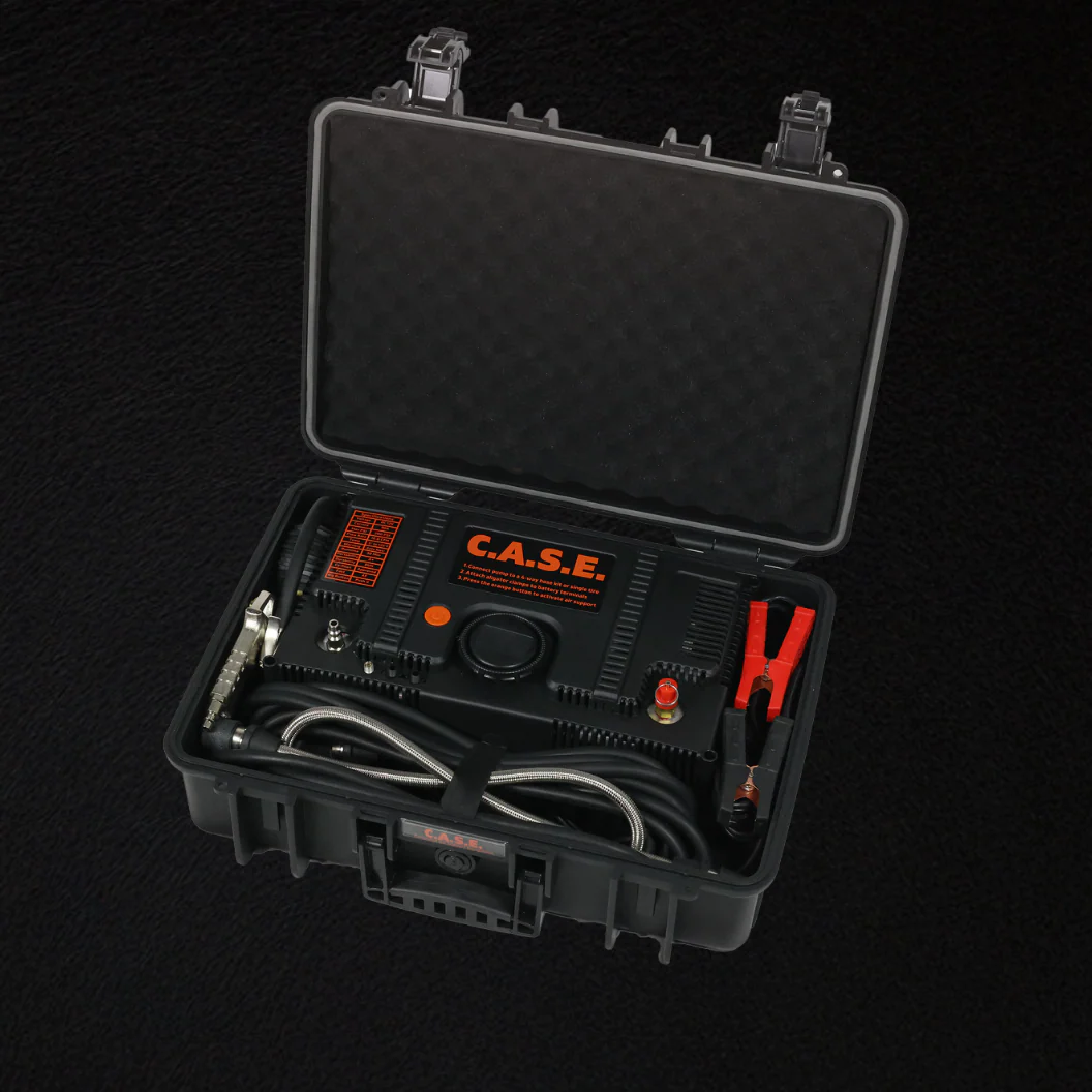 EZ Flate - C.A.S.E. - 10.6 CFM Portable Dual Air Compressor