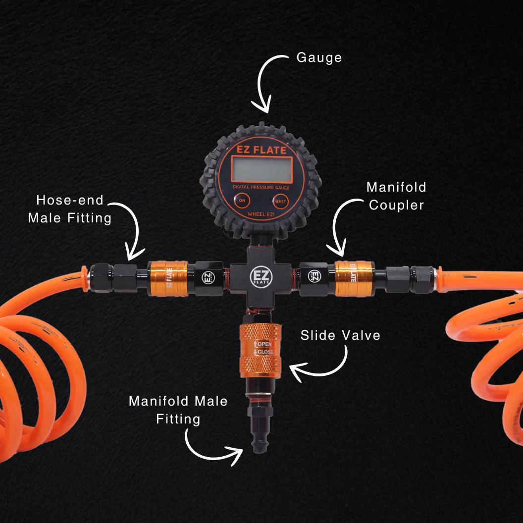 EZ Flate - Recoil 4-Way Hose Kit with Standard Manifold - Image 5